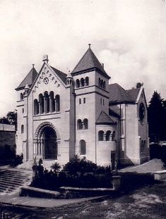 Alte Synagoge in Baden-Baden, Architekt: Ludwig Levy, 1899 erbaut, 1938 zerstört
